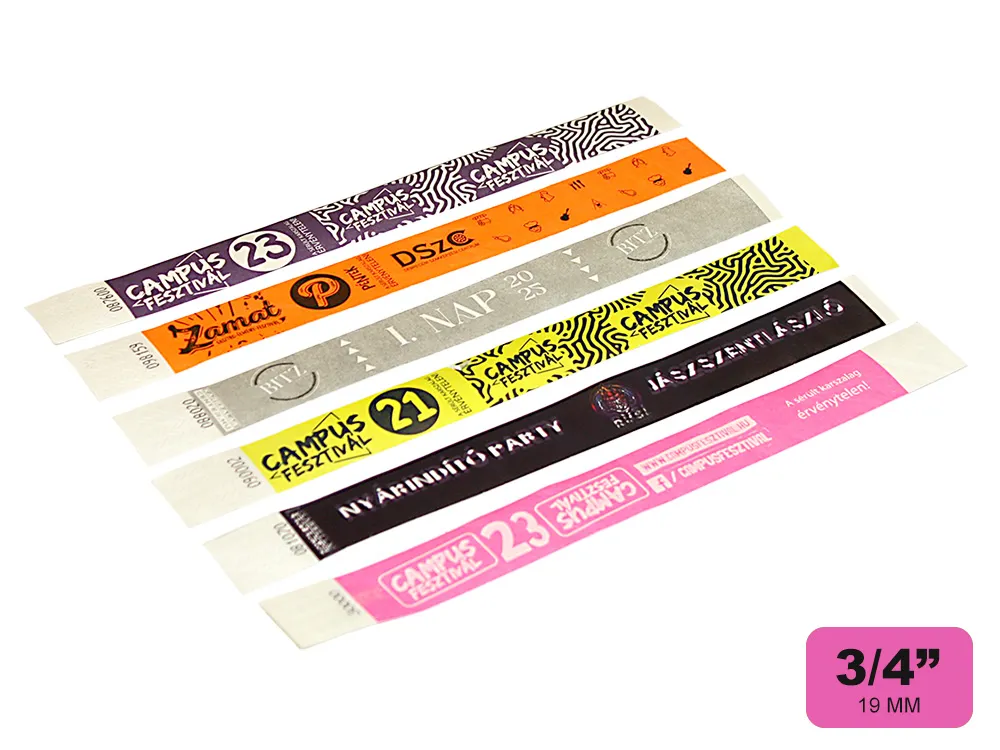 Papír Tyvek ¾” (19 mm) karszalag