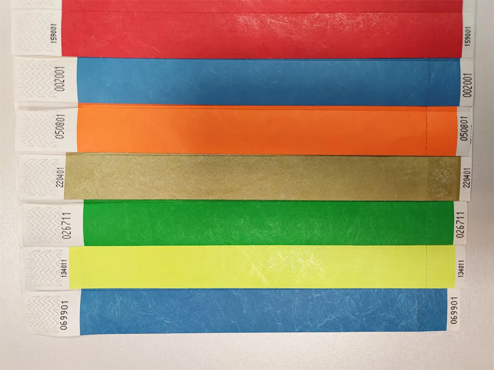 Papír Tyvek 1” tőszelvényes (25,4 mm) karszalag