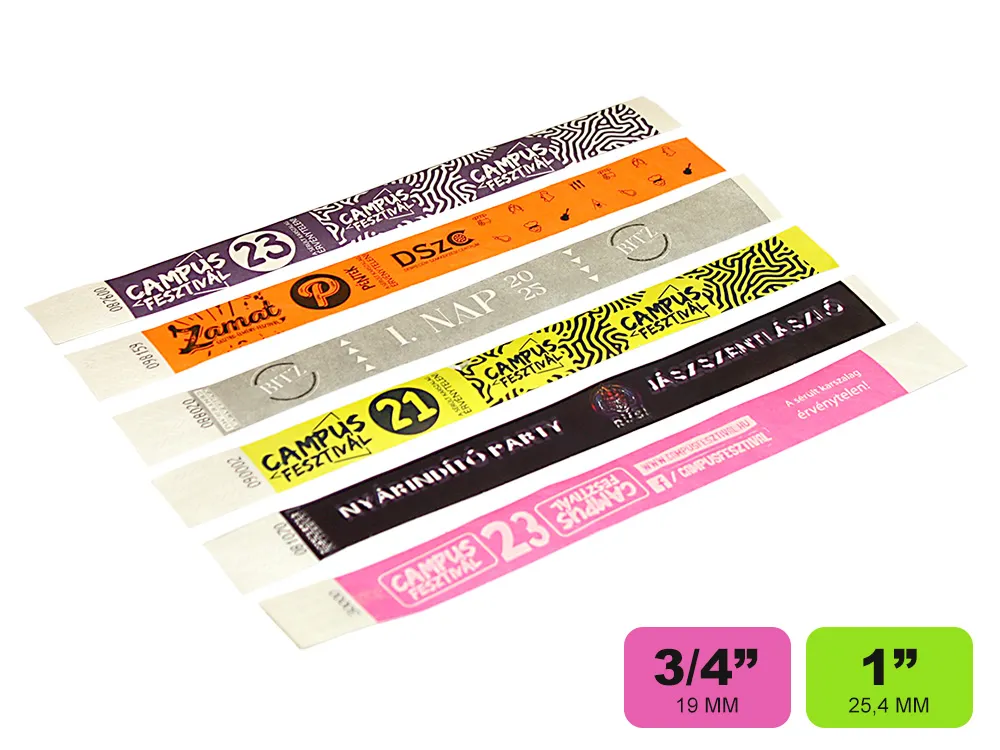 Papír tyvek karszalag